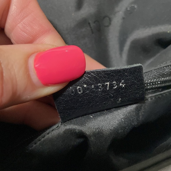 Vintage Like new GUCCI Jackie Shoulder Bag Leather Black - Picture 14 of 15